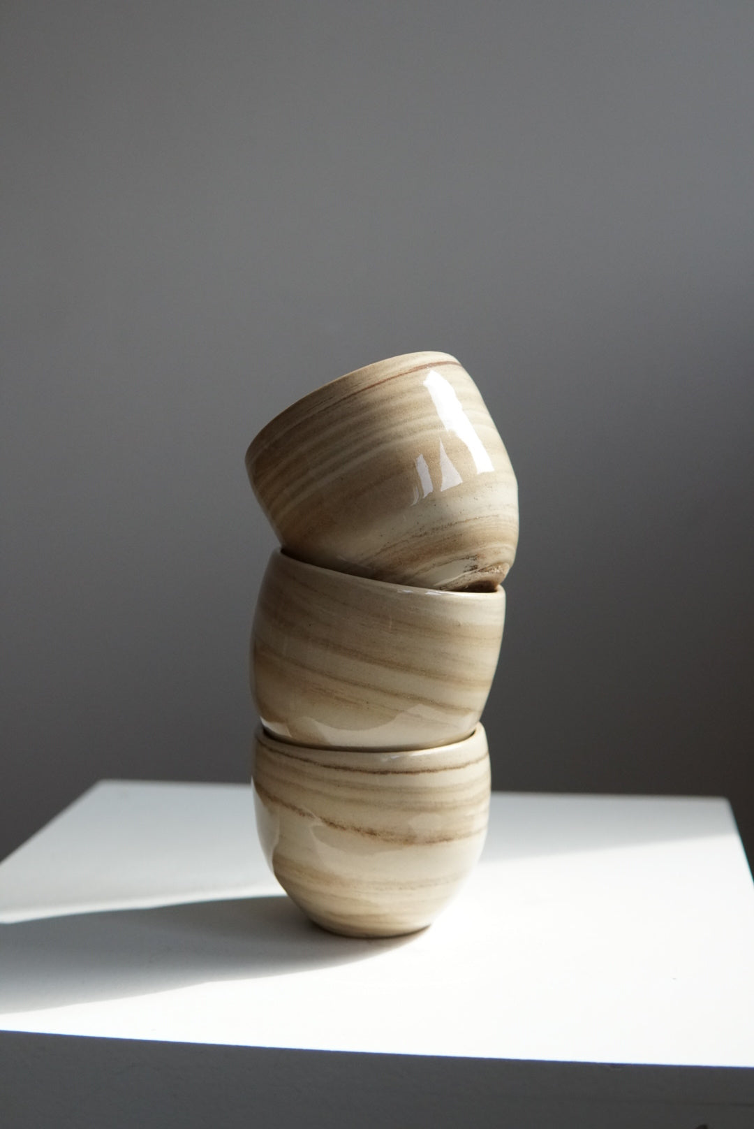 Jupiter light swirl coffee mugs (2 pieces)