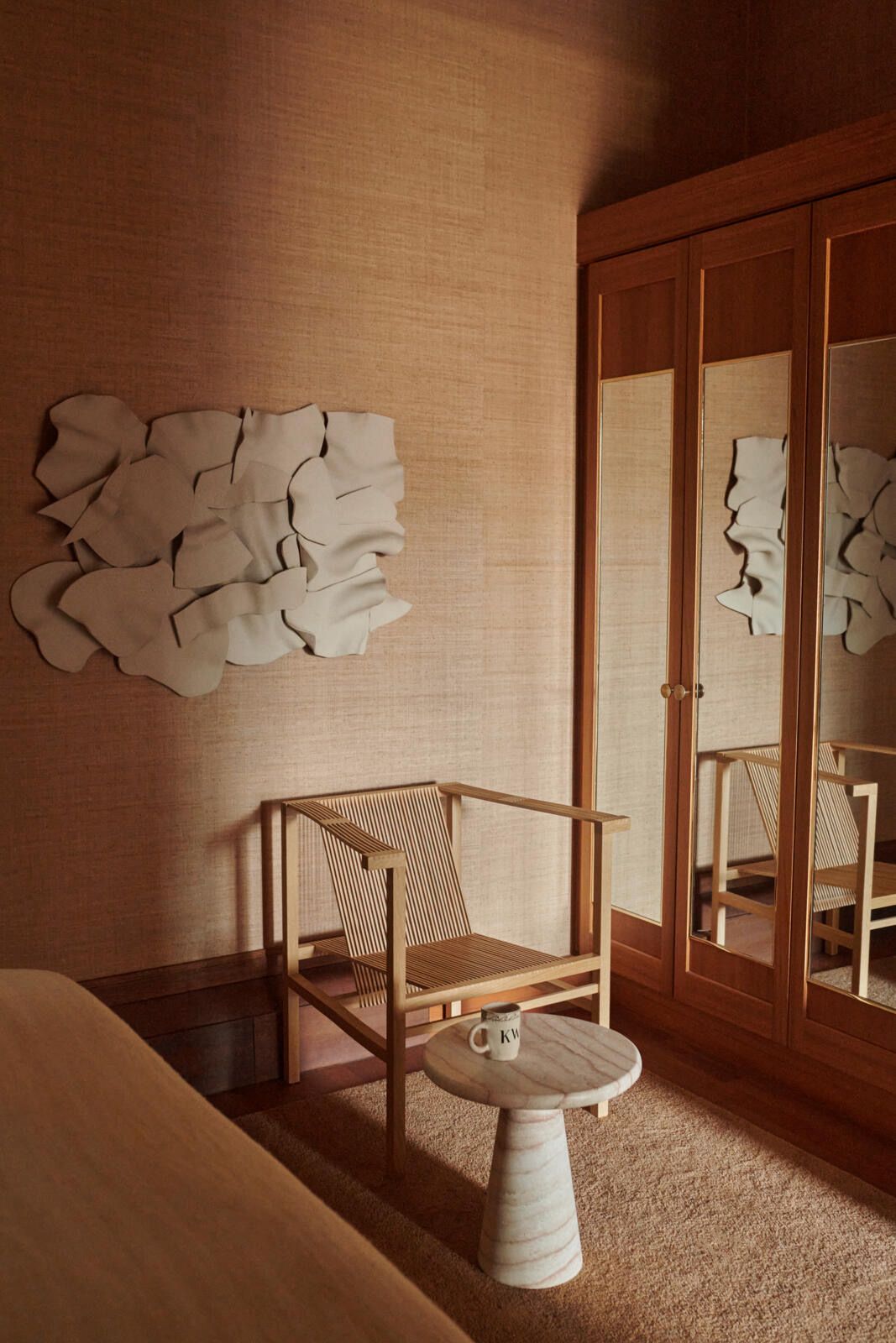 Ceramic wall sculpture