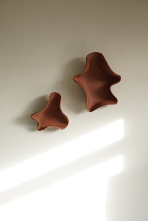 Copper Wall Piece Ethereal Fold - MADE TO ORDER
