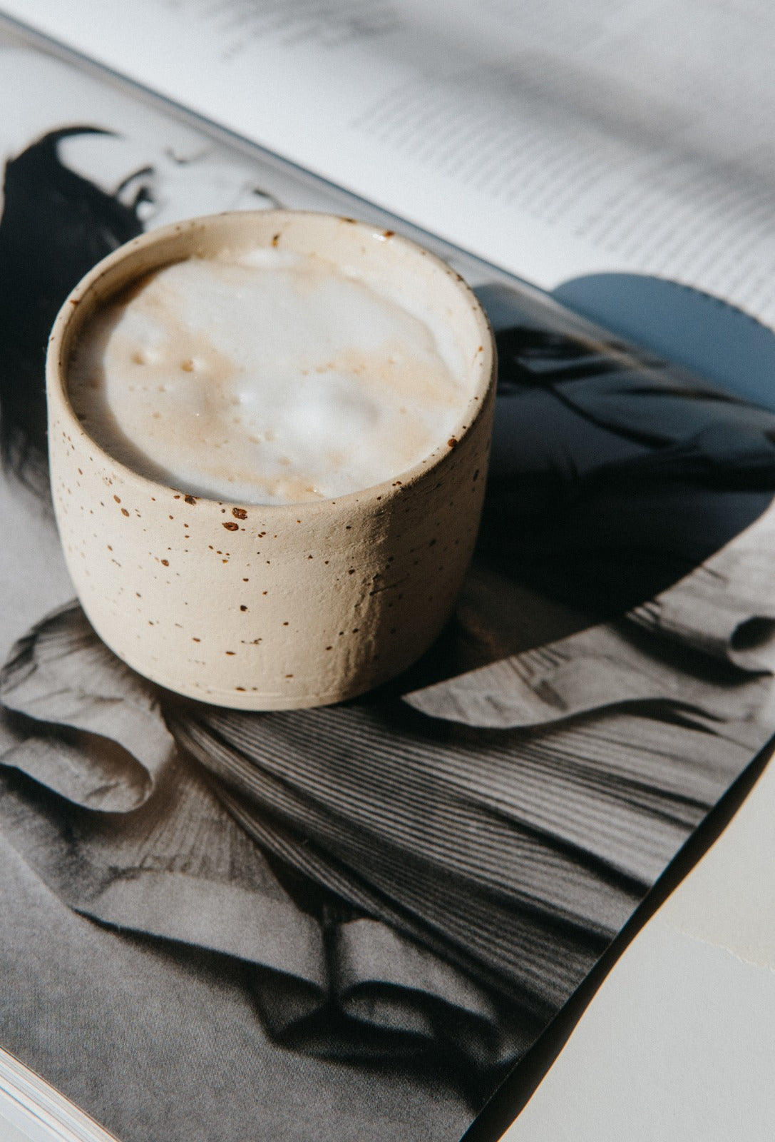 Speckled Stoneware Beige Mugs (2 pieces)