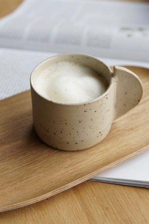Speckled Stoneware Beige Mug
