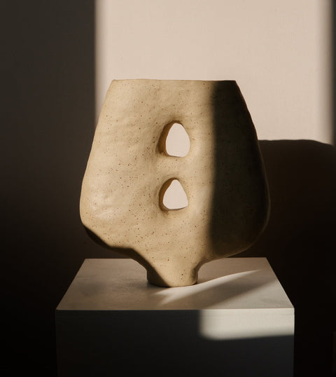 True A’s Vase - speckled stoneware