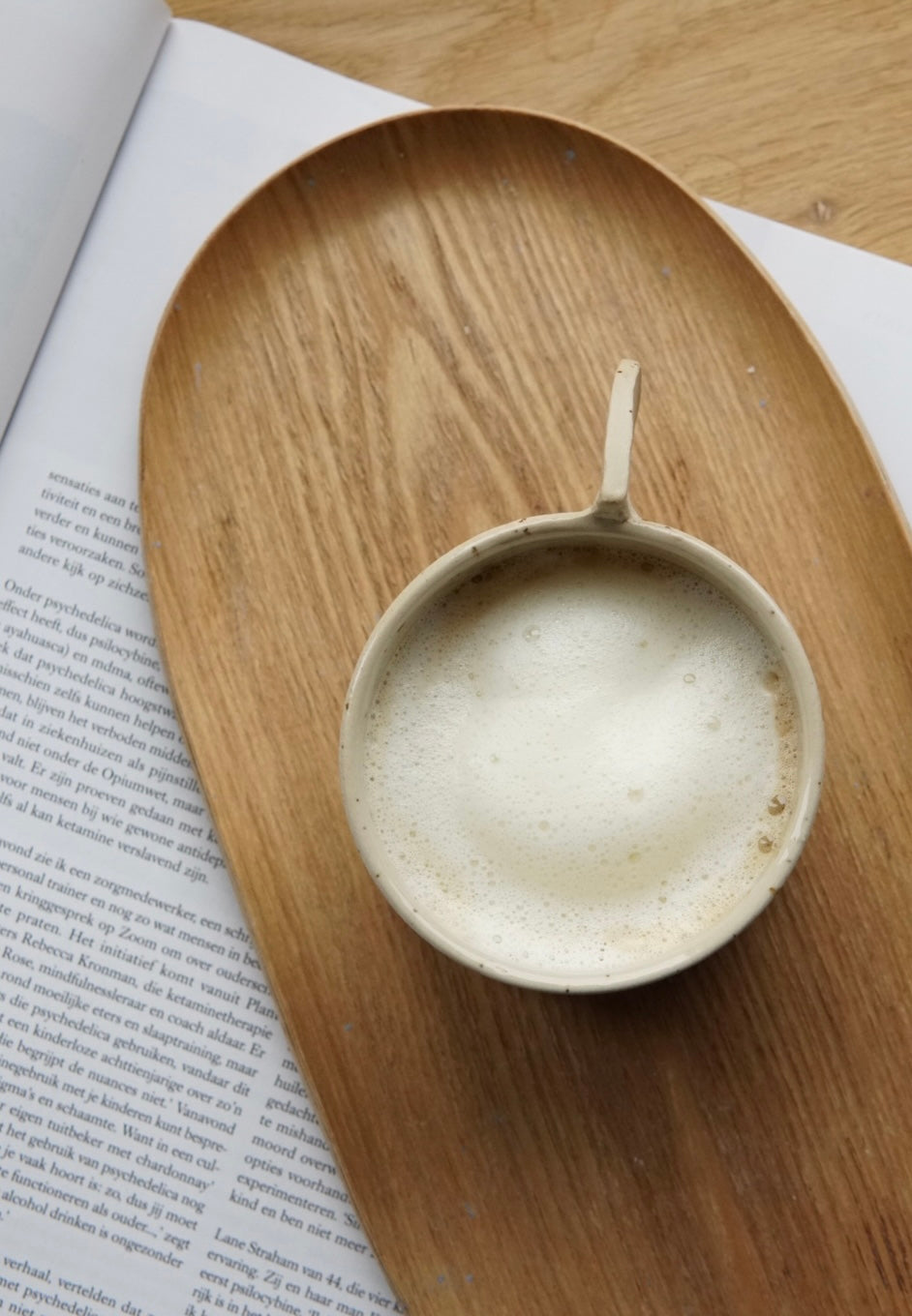 Speckled Stoneware Beige Mug