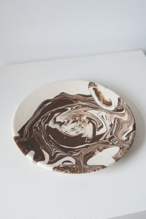 Small marbled plate (set of 2)