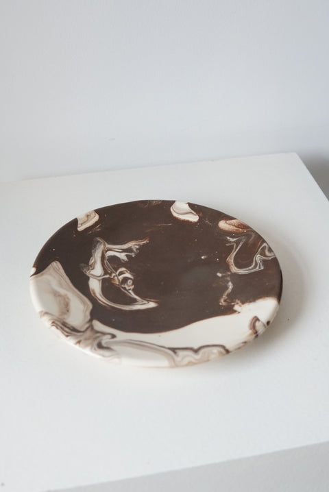 Small marbled plate (set of 2)