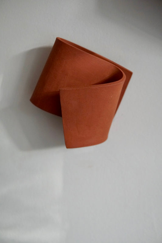 Copper Wall Piece Ethereal Fold #1