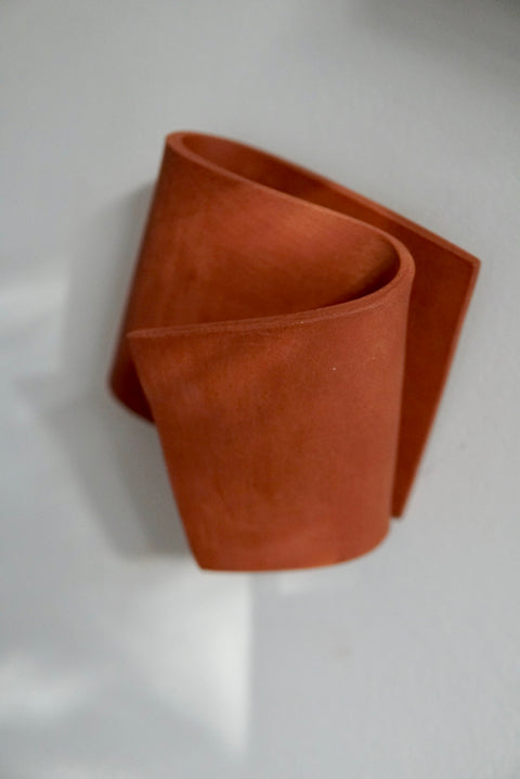 Copper Wall Piece Ethereal Fold #1