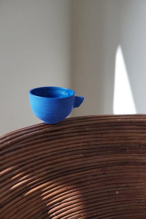 Blue Coffee Mug with handle (2 pieces)