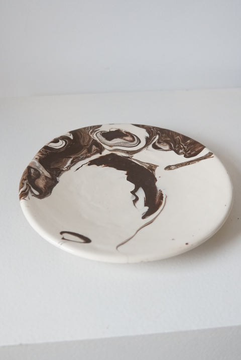Small marbled plate (set of 2)