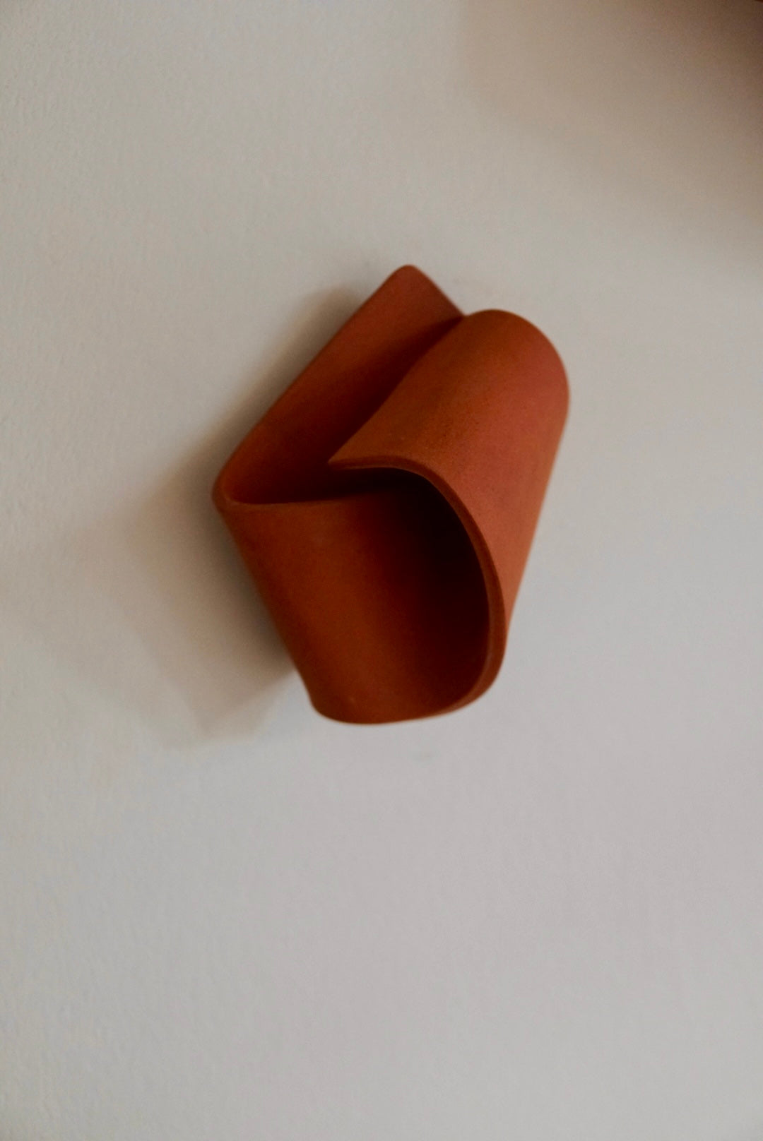 Copper Wall Piece Ethereal Fold #2