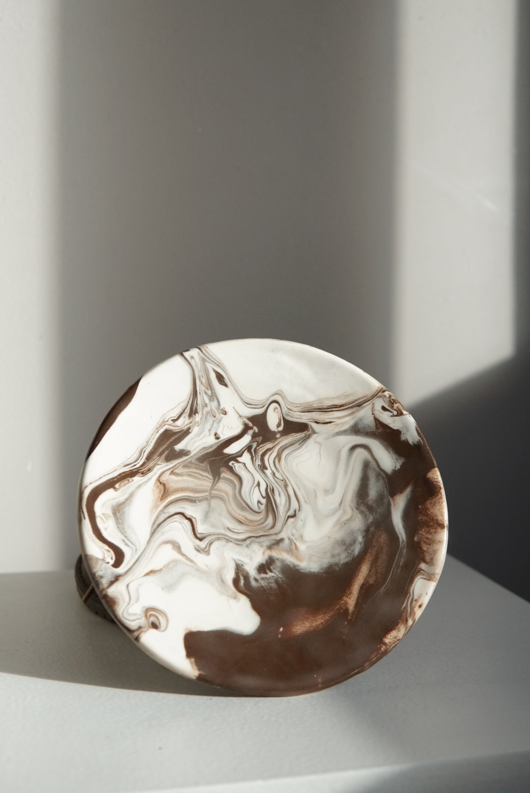 Small marbled plate (set of 2)