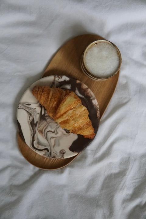 Small marbled plate (set of 2)