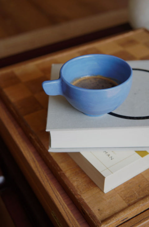 Lilac Blue Coffee Mug with handle (2 pieces)