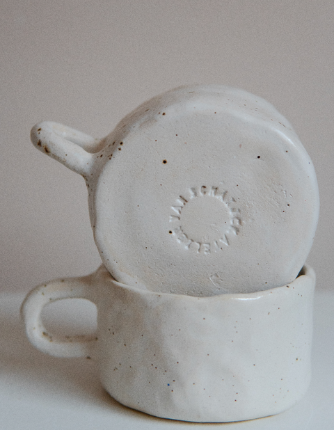 Perfectly imperfect speckled mugs (2 pieces)
