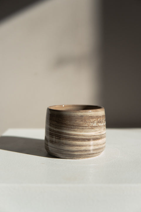 Choco Brown Swirl Coffee Mugs (2 pieces)