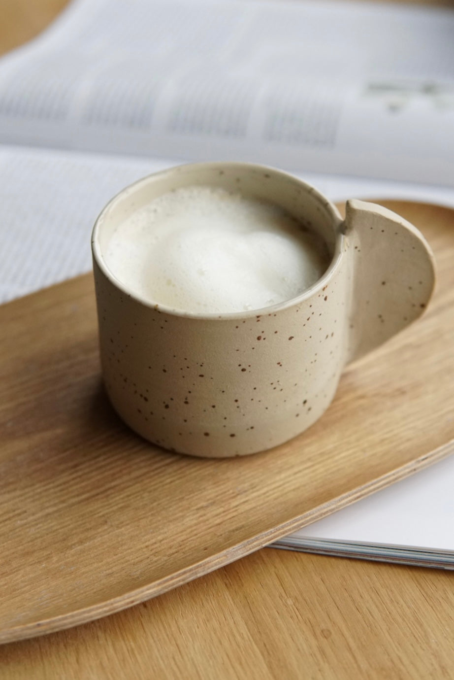 Speckled Stoneware Beige Mug