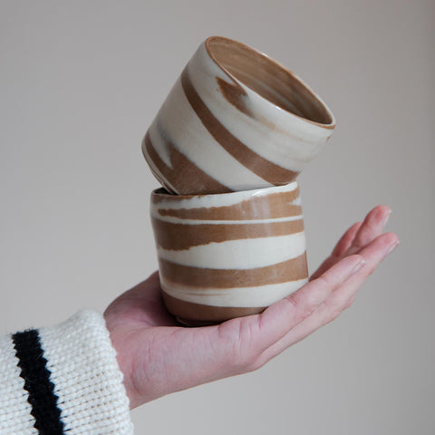 Swirl keramiek mok Atelier van Schaijck 
